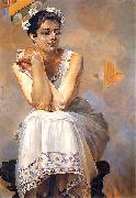 Jacek Malczewski Pythia oil painting artist